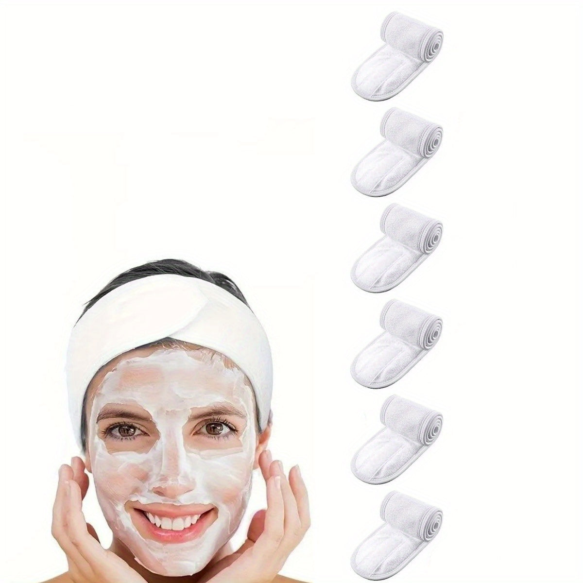 Pañuelo de Rizo de Doble Cara – Ideal para el Cuidado Facial y Deportivo