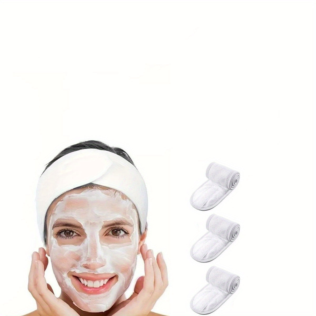 Pañuelo de Rizo de Doble Cara – Ideal para el Cuidado Facial y Deportivo