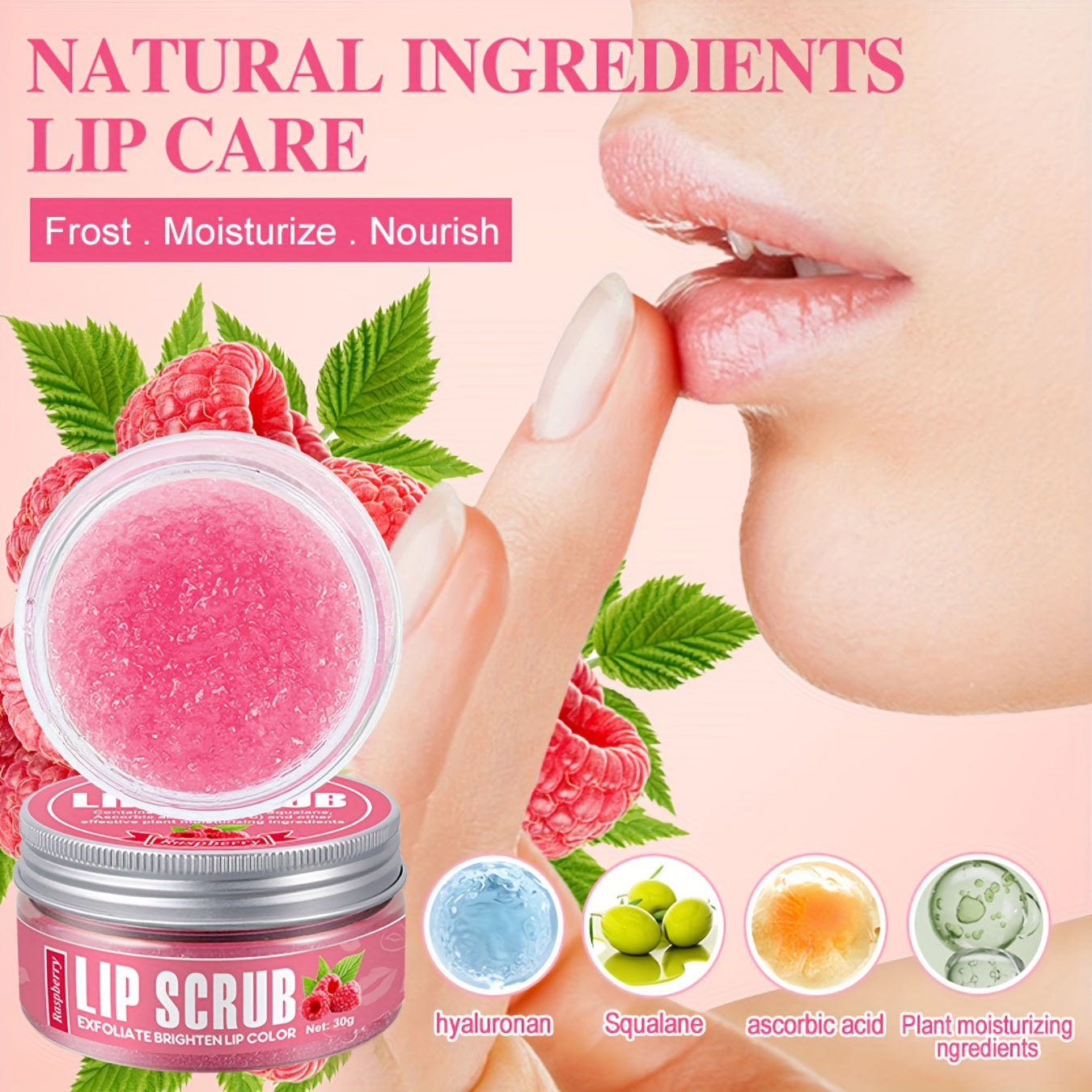 Exfoliante Labial de Frambuesa